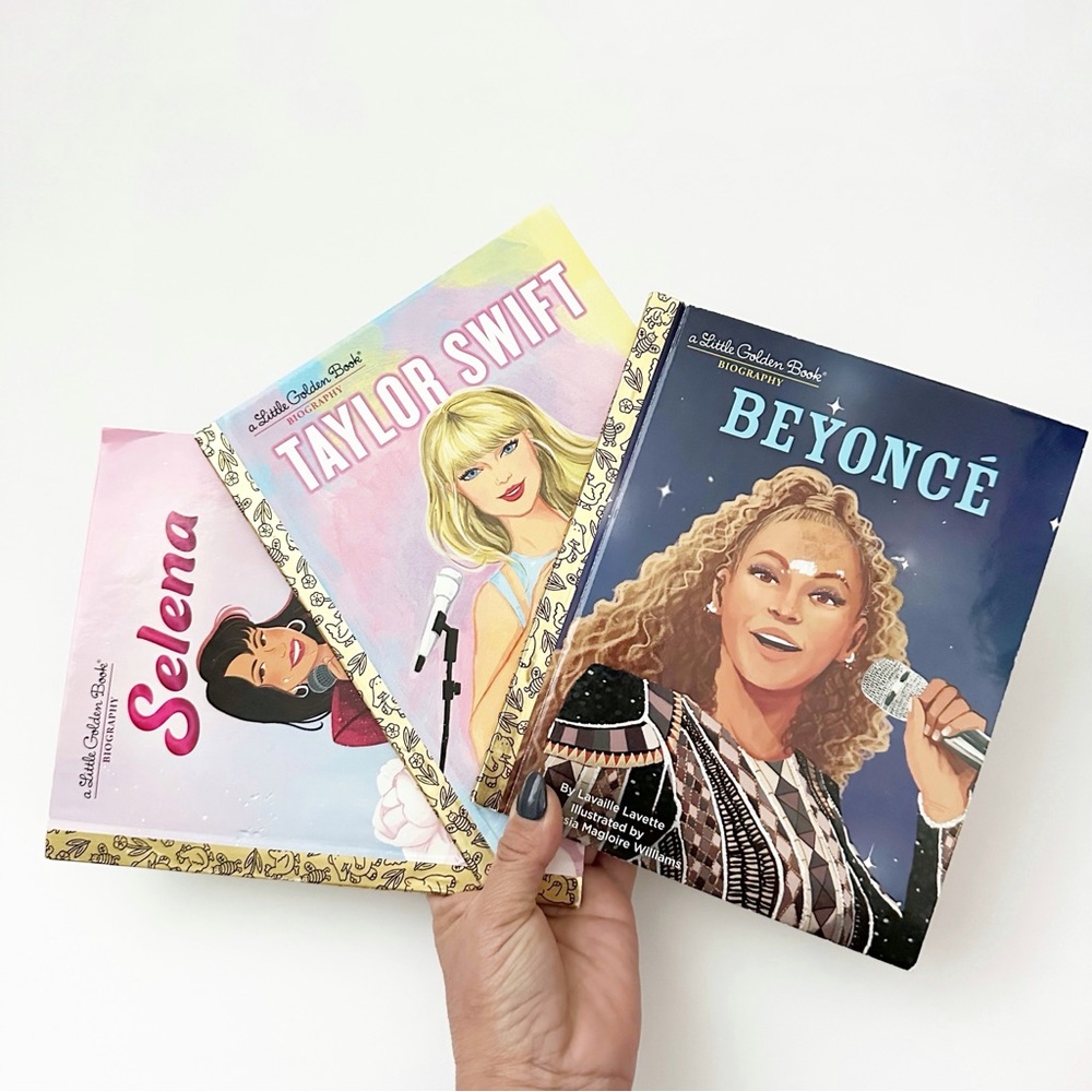 A LITTLE GOLDEN BOOK BIOGRAPHY SET